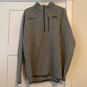 Patagonia 1/4 zip fleece sweater